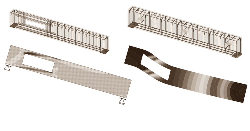 IDEA StatiCa - Modern construction vs openings in beams