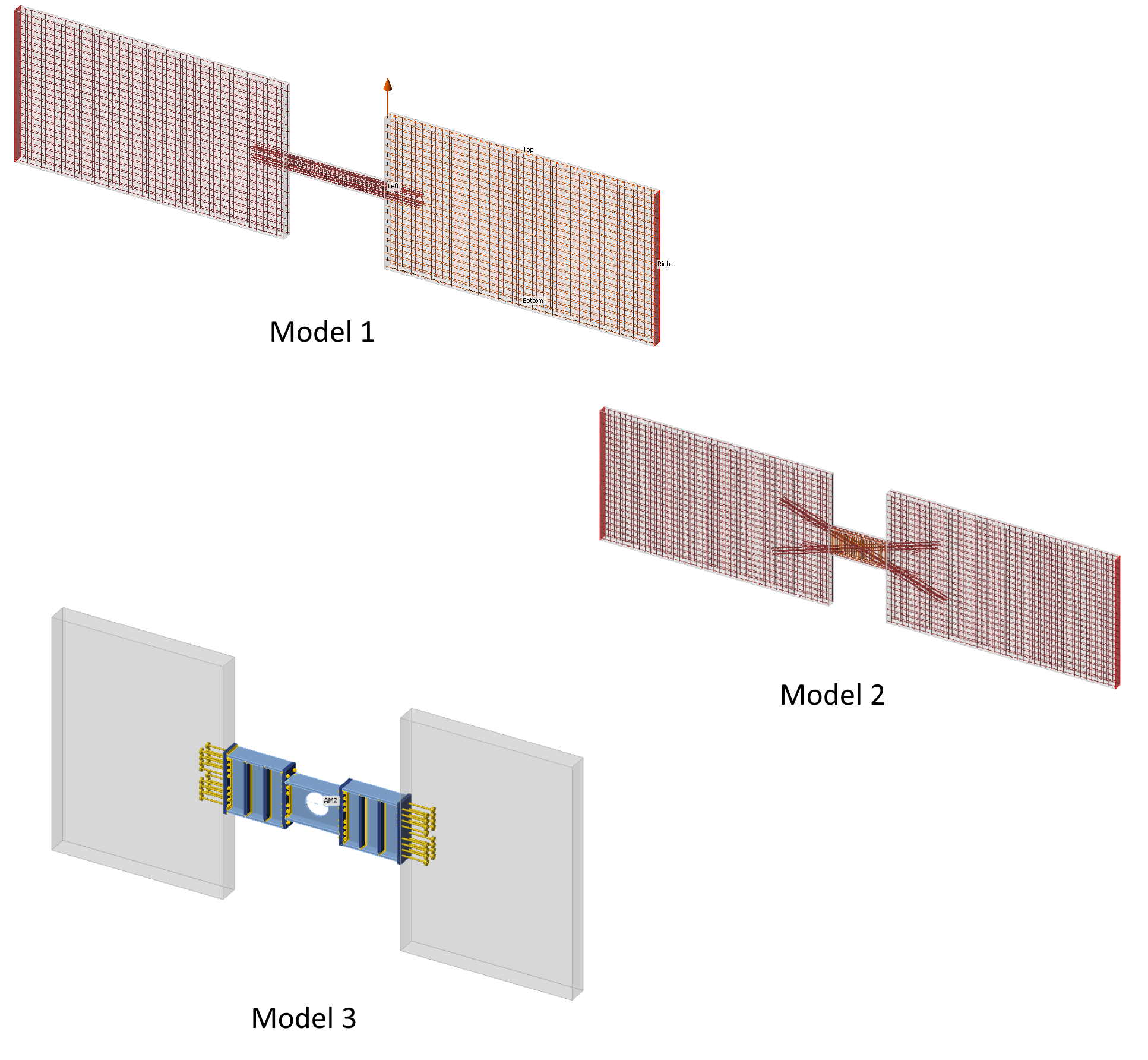 Types of Coupling beam models