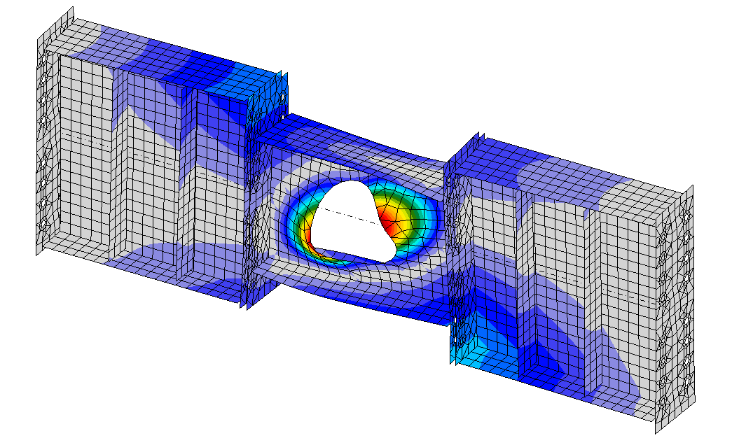 Internal forces and topology optimization for high coupling ratio diagram,