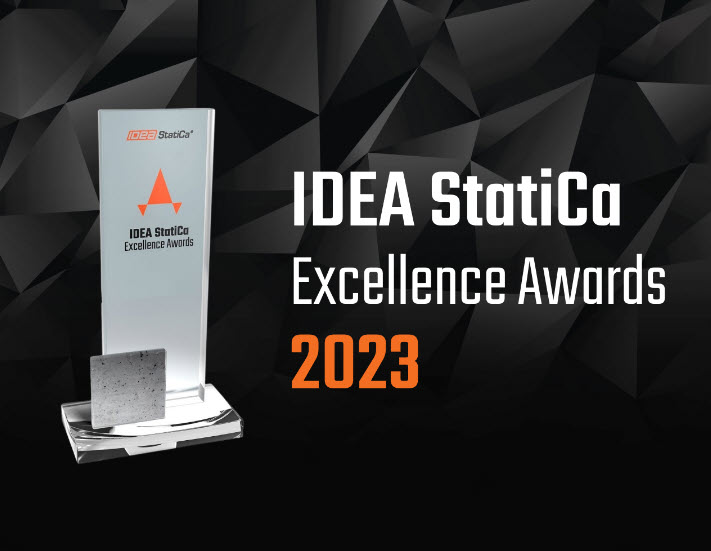 IDEA StatiCa Excellence Awards 2023 poster
