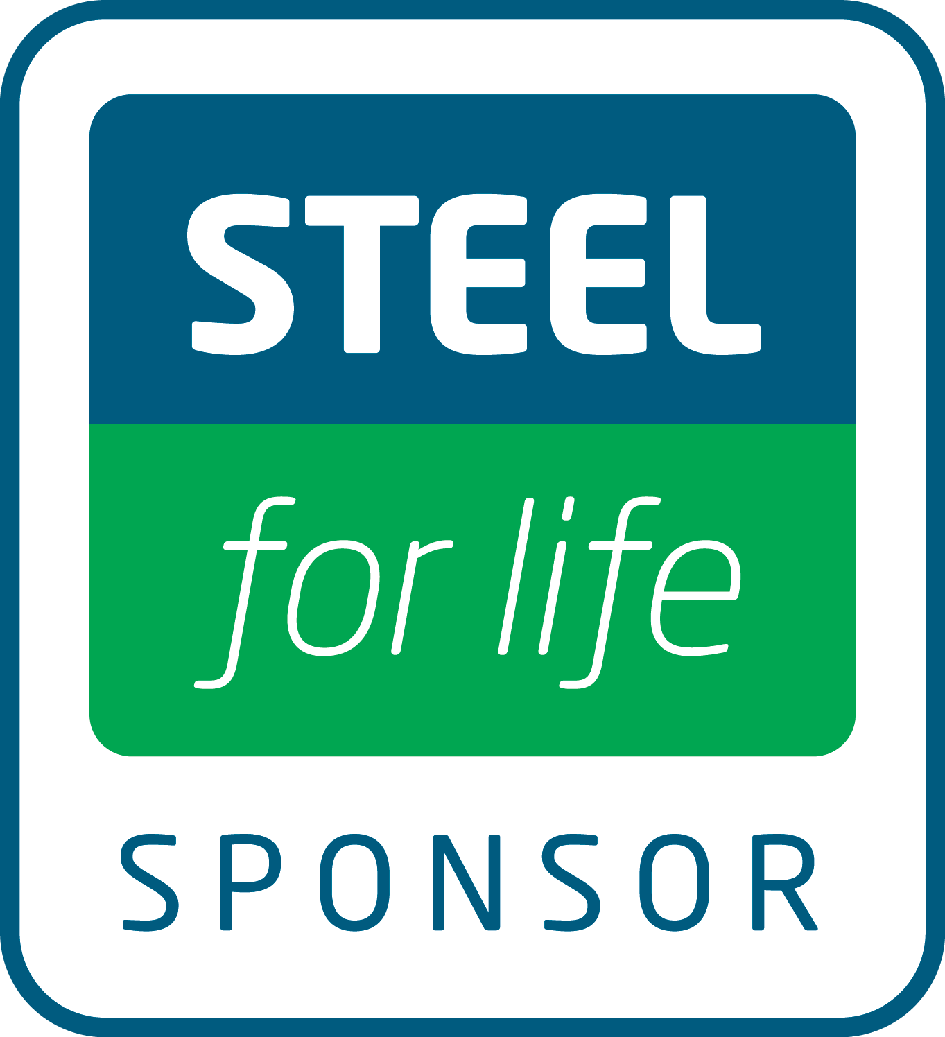 Steel for life sponsor logo